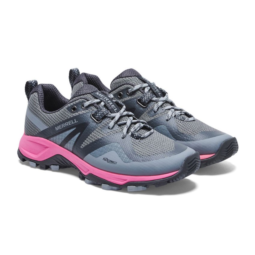 Chaussures Randonnée Merrell MQM Flex 2 GORE-TEX Grise/Rose Femme | R.D.TDMX